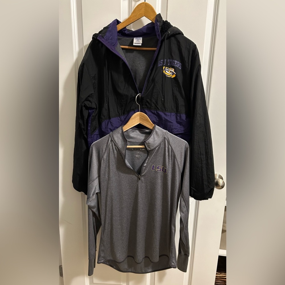 LSU quarter zip jacket bundle